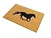 Produktbild CKB Ltd® HORSE Novelty DOORMAT Kokosmatte Türmatte Fußmatte Einzigartige Fußabtreter Front / Back Door Matten mit einem rutschfesten PVC-Rücken - Natürliche coir - Indoor & Outdoor