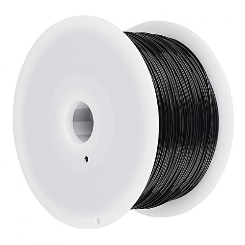 SainSmart PLA Filament für 3D Drucker Reprap, MakerBot Replicator 2, Afinia, Solidoodle 2, Printrbot LC, MakerGear M2 und UP! (Afinia H-Series), Durchmesser 1,75 mm, Spool Kapazität 1 kg, Schwarz - 2