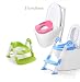 3 in 1 Removable Children Baby Toilet Traning Ladder Step Kids Toilet Potty Seat Chair Kids Toddler Step Ladder for Ages 12 Months and Over (Green)