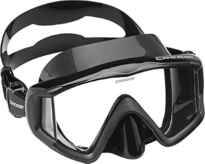 Cressi Liberty Masque de Plongee Mixte, Noir, Uni