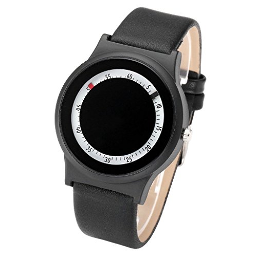 JSDDE Uhren,Einfach Armbanduhr Leuchtzifferblatt PU Lederband Analog Quazruhr Schwarzes Loch Design Uhren,Schwarz JSDDE Uhren,Einfach Armbanduhr Leuchtzifferblatt PU Lederband Analog Quazruhr Schwarzes Loch Design Uhren,Schwarz