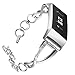 Produktbild NikoStore Bands für Fitbit Charge 3,Damen Bling Edelstahl Armband für Fitbit Charge 3 SE