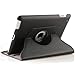 Attractive Quality Apple New Ipad Air Ipad 5 (2013) 360 Degree rotation Black Horizontal & Vertical View Leather Cover For Apple New Ipad Air Ipad 5 (2013) by G4GADGET®
