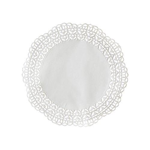 Tortenspitzen Fine Line rund Ø 20 cm weiss "Firenze" Premium-Qualität, 100 Stück