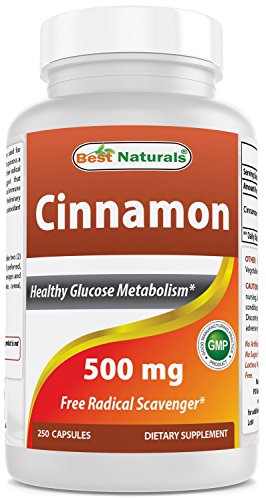 Best Naturals Cinnamon 500 mg 250 Capsules by Best Naturals