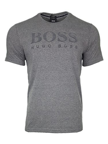 Hugo Boss Mens Flock Print Crew T Shirt Short Sleeve Desertcart