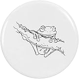 Azeeda 2 x 38mm 'Rana de Árbol' Insignia de Botones Pin (BB00053872)