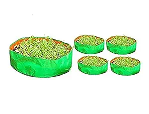 COIR GARDEN Green Grow Bags for Terrace Gardening for Spinach, Green Leaves 18
