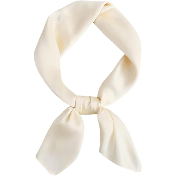 2 Foulards Carrés Femmes 90x90cm - Imprimé Rétro, Satin Polyester | Pour Cou, Cheveux, Style Décontracté