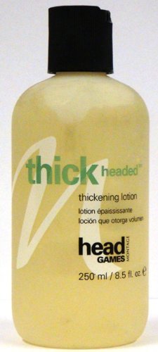 Graham Webb Head Games Thick Headed Thickening Lotion, 8.5 Oz / 250ml (pack Of 2)