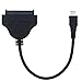 Produktbild Hykis USB 3.1 Typ C Stecker auf 2,5-Zoll-Micro SATA HDD/SSD-Laufwerk-Kabel geeignet f¨¹r MACBOOK 12" und alle 2.5" mechanische HDD und SSD