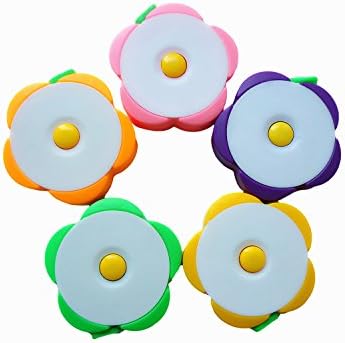 KINGDESON Useful 60-Inch 1.5 Meter Retractable Soft Flower Shape Tape Measure Green