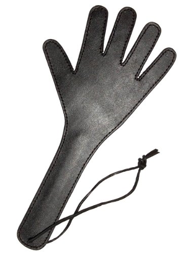 Preisvergleich Produktbild Sado Maso Lederklatsche in Handform schwarz