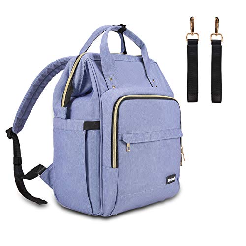 Preisvergleich Produktbild Baby Wickelrucksack Wickeltasche, Blusmart Wickelunterlage Multifunktional Wasserdicht Oxford Große Kapazität Babytasche, Stilvoll und Dauerhaft Windel Isolierter Tasche für Mom & Dad