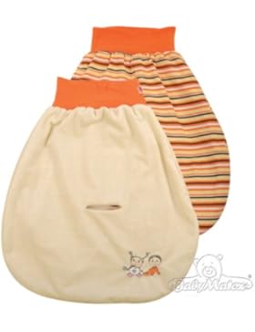 Baby Matex Baby Pucksack/Schlafsack/Autositz Strampelsack verschiedene Farben beige/orange