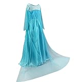 Moin Mädchen Prinzessin Kostüm Pailetten Karneval Verkleidung Party Cosplay Weinachten Halloween Fest Faschingkostüm - 