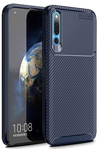 Case Collection Brushed Carbon Fiber Back Design Cover for Huawei Honor 2 Magic Case Slim-Fit Shock Absorption Anti Scratch Protective TPU Bumper for Huawei Honor 2 Magic Phone Case