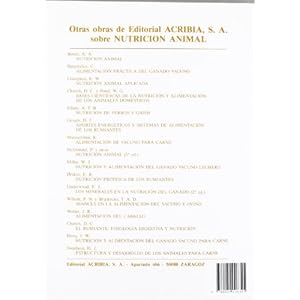 Avances en nutrición de los rumiantes