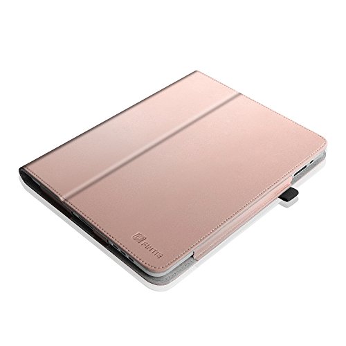 Fintie Apple iPad 1 Hülle Case Schutzhülle Etui Tasche – Folio Slim Fit Ständer Kunstleder Smart Cover mit Stylus Loop für iPad 1st Generation, Roségold - 8