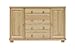 Produktbild Kommode Kiefer massiv Vollholz natur 038 - Abmessung 78 x 118 x 42 cm (H x B x T)