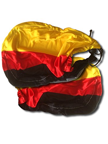 1 Paar Autospiegel Flagge Deutschland Auto Spiegelflagge Fussball WM EM Fan