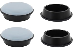 Lifeswonderful - 4x EasyMove PTFE Teflon Glider Furniture Castor Cups - 30mm