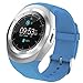 Produktbild Smart Watch Bluetooth intelligente Uhr Y1hr-Blutdruck-Herzfrequenz-Telefon-Fernkamera-Uhr Android Sport Fitness Kalorien Armband tragen intelligente Smart Watch Herren Damen (Blue)