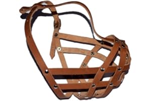 L&J PETS UK Museruola in pelle leggera, per bulldog francese