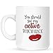 Produktbild Real Slick Tees Kaffeebecher You Should See My Active Bitch Face weiß