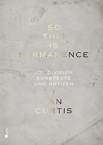 Cover zum Buch So This Is Permanence: Joy Division: ...