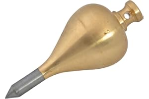 BEST PRICE SQUARE Monument 254t Brass Plumb Bob 16oz Size 7