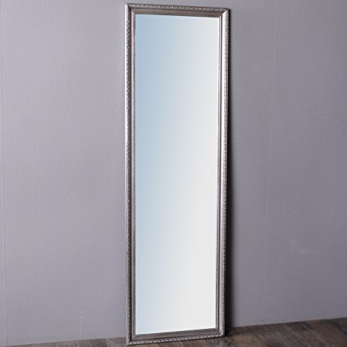 Wandspiegel BAROCK SILBER ANTIK HOLZRAHMEN SPIEGEL 150x40cm Stretto - 6