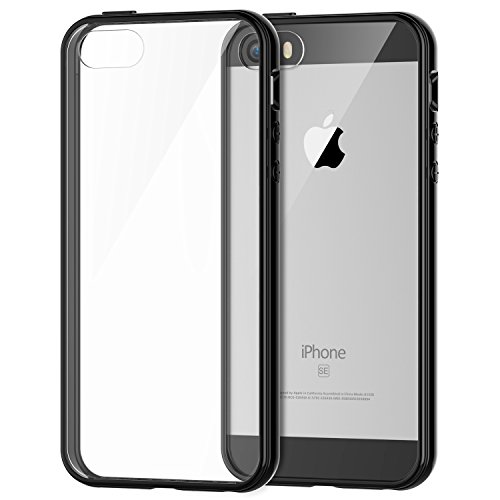 iPhone SE Coque, JETech Apple iPhone SE 5 5S Coque Housse Etui anti chocs Back Cover Bumper Case Anti Scratch Shock Absorption for Apple iPhone 5/5S/SE (Bumper 