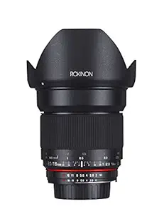 Rokinon 16MAF-N 16mm f/2.0 Aspherical Wide Angle Lens for Nikon (DX) Cameras