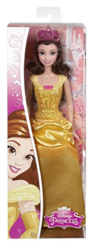 Imagen 2 de Disney Princesas Muñeca, princesa purpurina Bella (Mattel CFB75)
