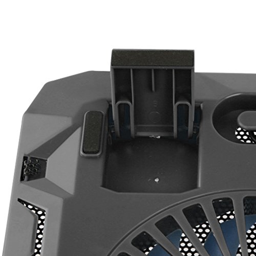 Luefter Kuehler Cooling Pad Stand Kuehler USB-Kabel Fuer Laptop-PC Notebook Schwarz - 9