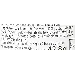 Juvamine BRULE GRAISSE - THE VERT GUARANA 1600mg, MAXI FORMAT 120 gélules