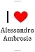 Produktbild I Love Alessandra Ambrosio: Alessandra Ambrosio Designer Notebook