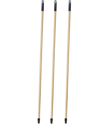 10 Manici Per Scopa In Legno Di Faggio – Tondi, Diametro 22 Mm, Lunghezza 150 Cm, Levigati E Pronti All’uso