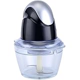 Picadora eléctrica con bol de cristal