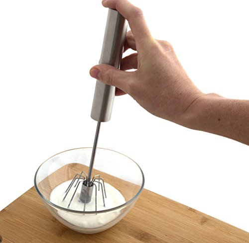 Culina® Elegantes und rostfreies Hand Druck Schneebesen - 3