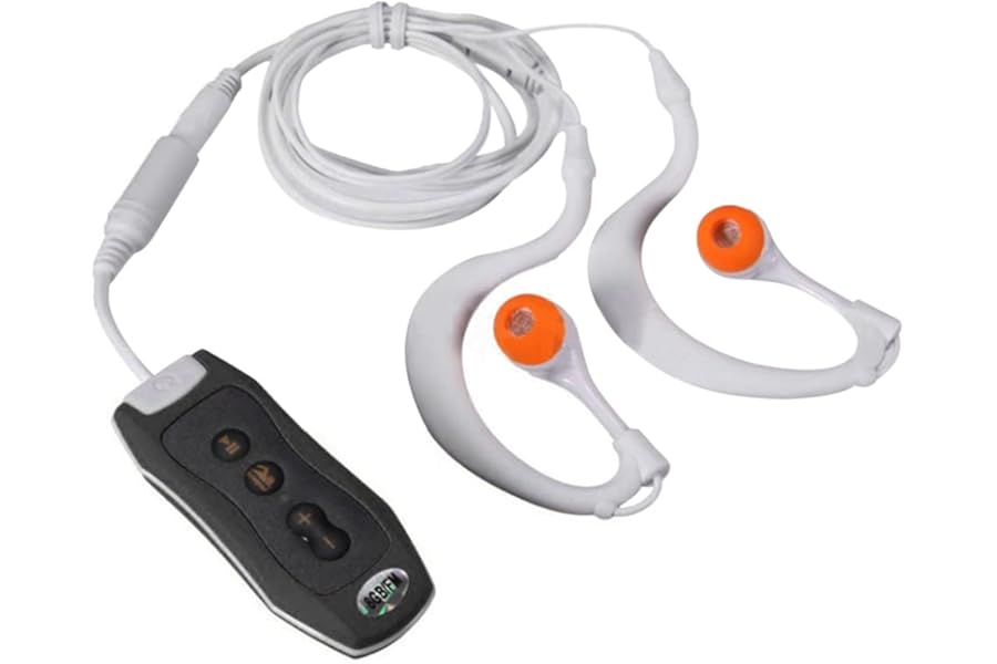 Jowsst Bluetooth Music Player MP3 Player with Underwater Earphones for Swimming Tour Water Sports Short 4GB-Black