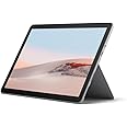 Microsoft Surface GO 2 Tablet, 10.5'', 4 GB RAM, 64 GB SSD, Dual-Core Intel Pentium Gold 4425Y, Windows 10 Home, Platino