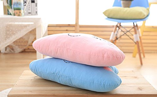 VClife® Baumwolle Kissen Sofa Wohnzimmer Dekoartikel Kinder Baby Spielzeug Schlafzimmer Bett Dekokissen Wolke Zierkissen Stuhl Rückkissen Geschenk 30*50cm Rosa - 9