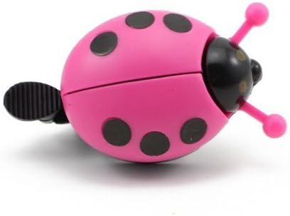 Ofye Kid Funny Ladybug Cycling Ride Ring Bell Horn-Pink