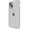 ZAGG Gear 4 Crystal Palace D30 Protective Case Compatible with iPhone 14, Slim, Lightweight, Shockproof, MagSafe, Wireless Charging, (Clear)