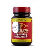 BioAstin/Astin Hawaiian Astaxanthin - 4mg Astaksantin - Net:60 Bitkisel Kaps&uuml;l (Cam Kavanoz) Hawaii'den Doğal Vegan AntiOksid
