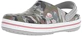 Material de la suela: Goma crocs Crocband Graphic III Clog, Zuecos Unisex Adulto, (Camo/Light Grey), 39/40 EU