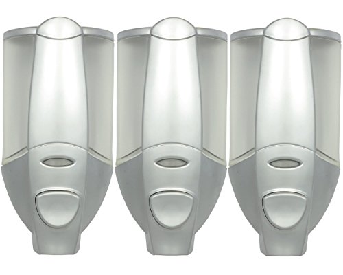 Preisvergleich Produktbild Seifenspender Wandbefestigung Silber Spender Flüssigseifenspender Shampoo Dispender Seifenschale Wandmontage Seife 300ml