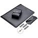 Produktbild MacBook Rro 13” 2016 Laptop Hülle, ZXK CO Luxus Mikrofaser Leder Laptop Tasche Wasserresistente Laptop Hülsen Beutel Abdeckung für Macbook Pro 13.3 Zoll -Veröffentlicht in 2016 -Ultra Dünn Case Cover mit Mauspad und Netzteil-Schwarz